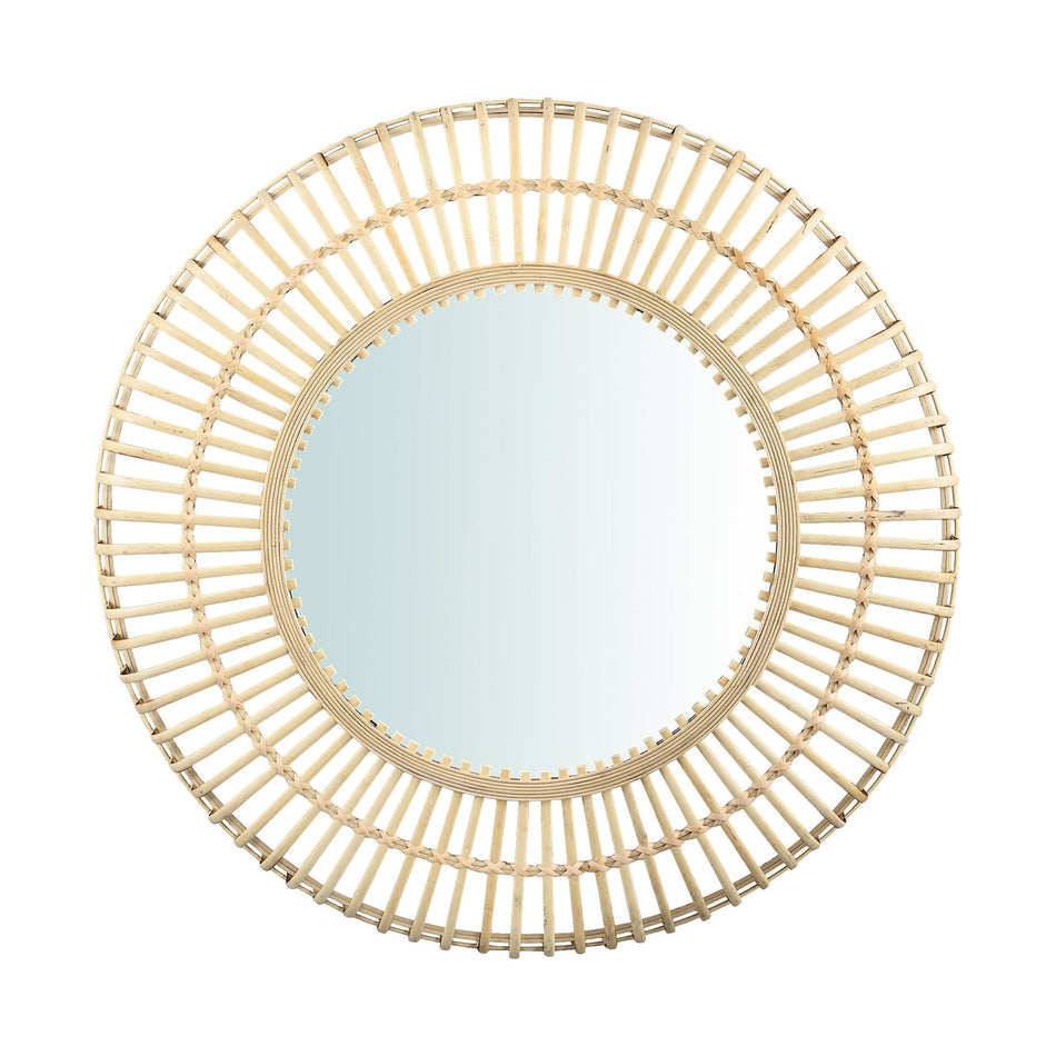 Wall mirror - Zandor natural bamboo