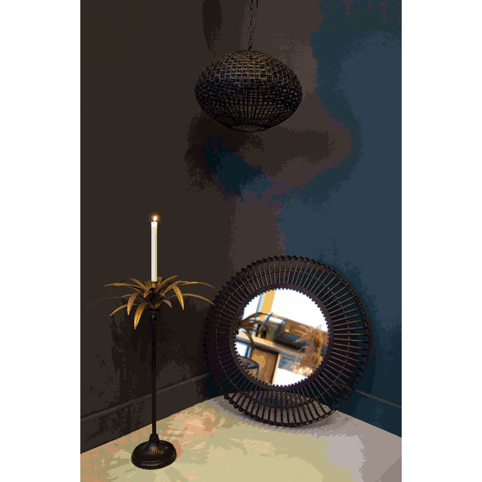 Wall mirror - Zandor Black Bamboo