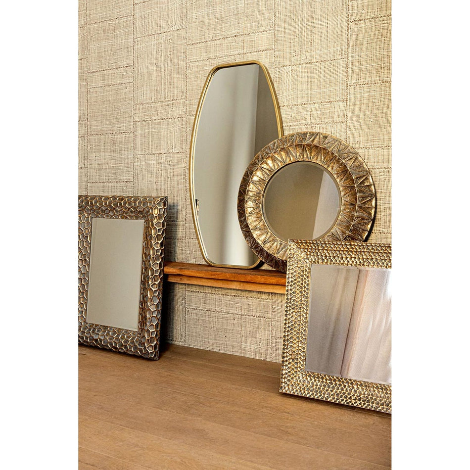 Wall mirror - Lorrix Gold Iron