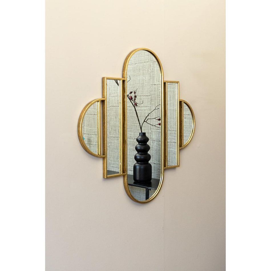 Wall mirror - Vija Gold Iron