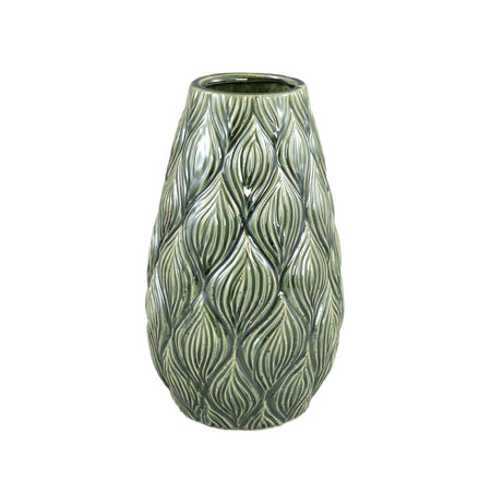 Keramiktopf - Lesly Dark Green von PTMD - Esszett Luxury